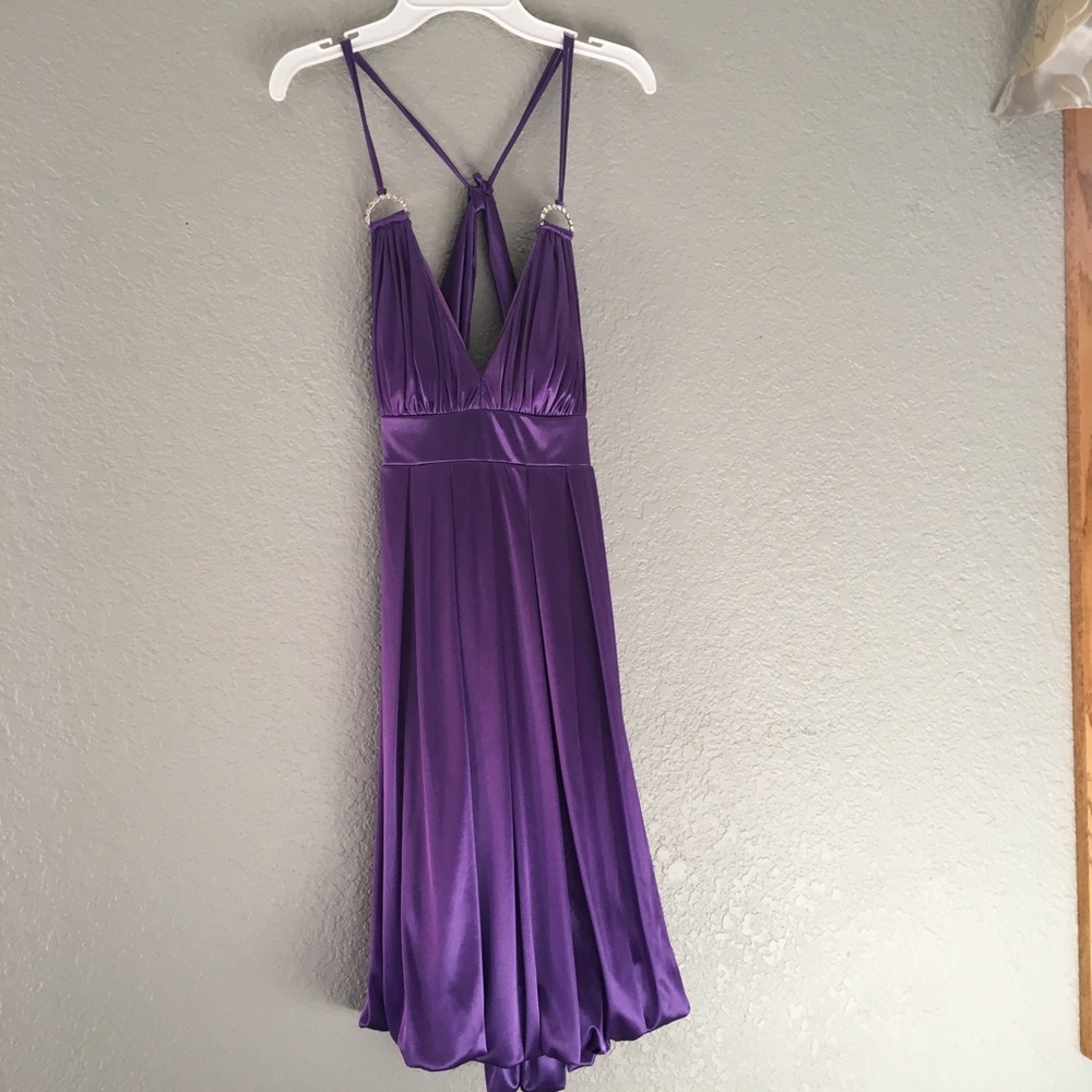 Purple formal dress